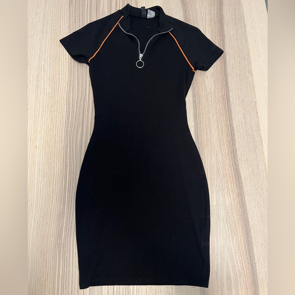 Divided - Black and orange dress - Size 0